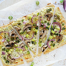 Veggie-Flammkuchen