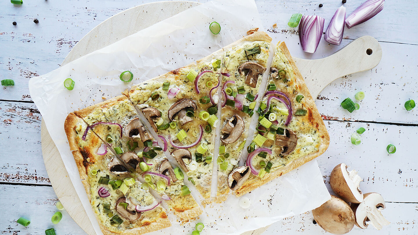 Veggie-Flammkuchen