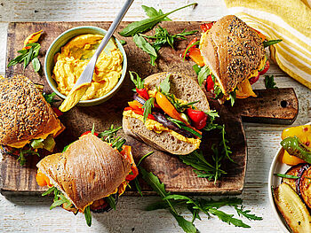 Grillgemüse-Sandwich