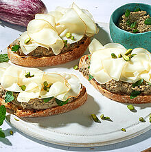 Rezept für Bruschetta mit Auberginencreme