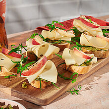 Sommerliche Baguette-Häppchen