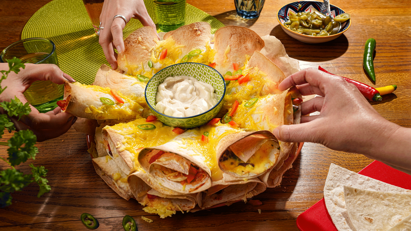 Blooming Quesadilla Ring