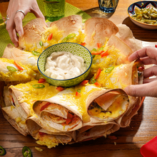 Blooming Quesadilla Ring