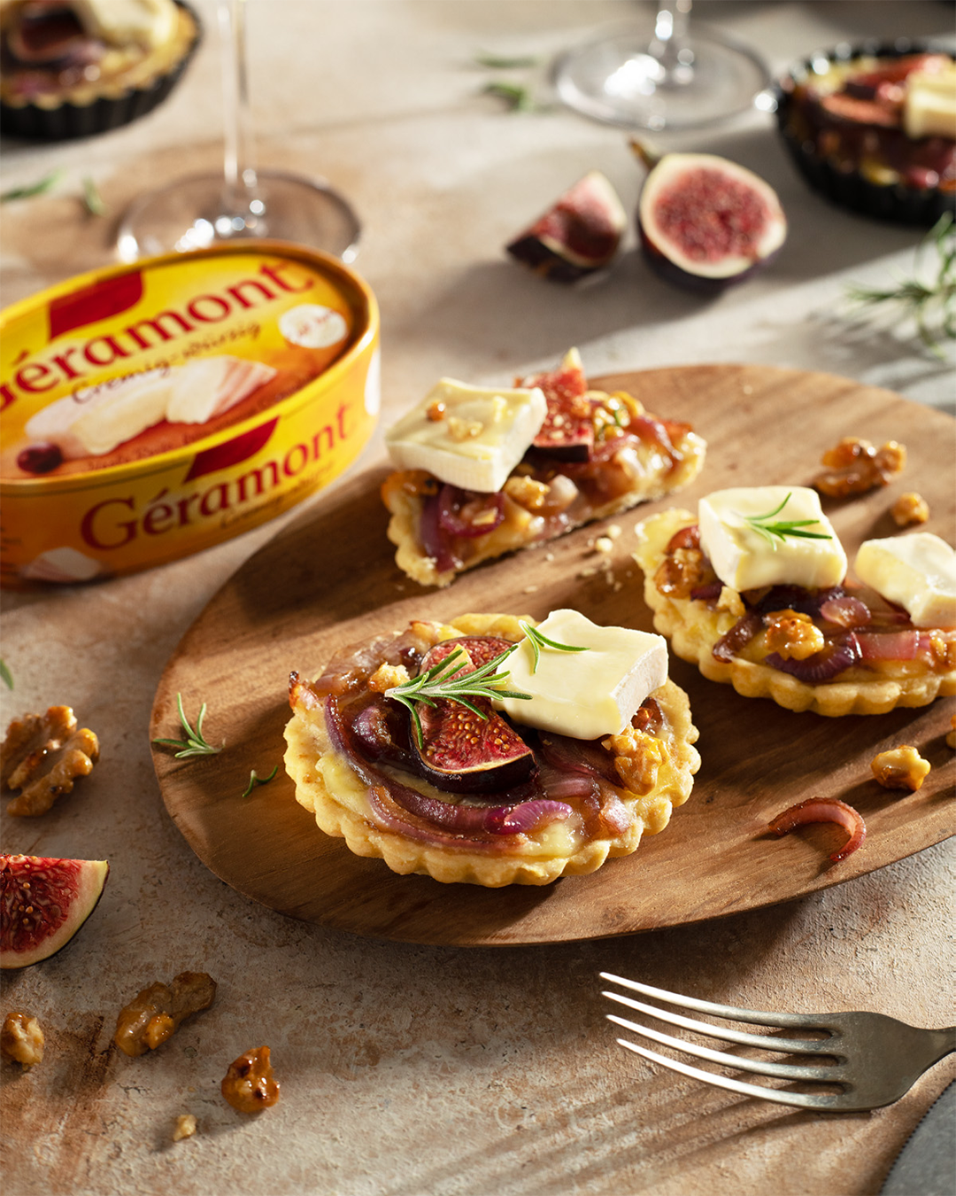 Tartelettes mit Feigen