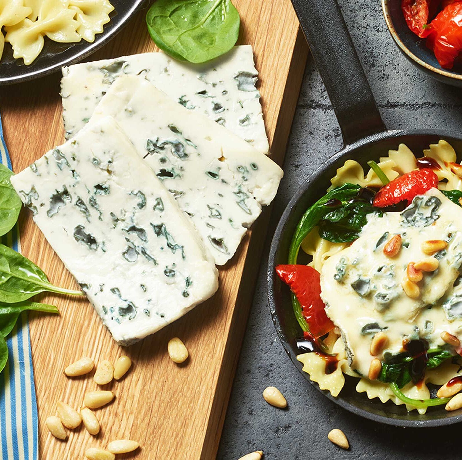 Mediterranes Raclette mit Saint Agur