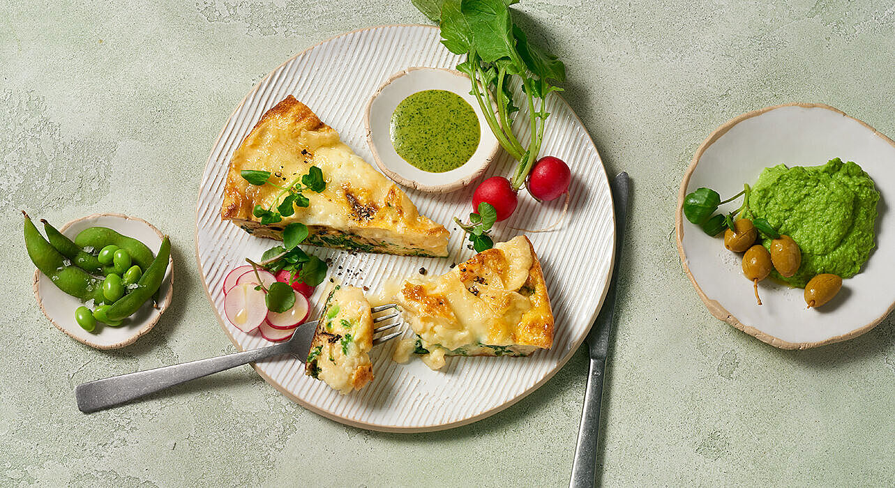 Grüne Frittata