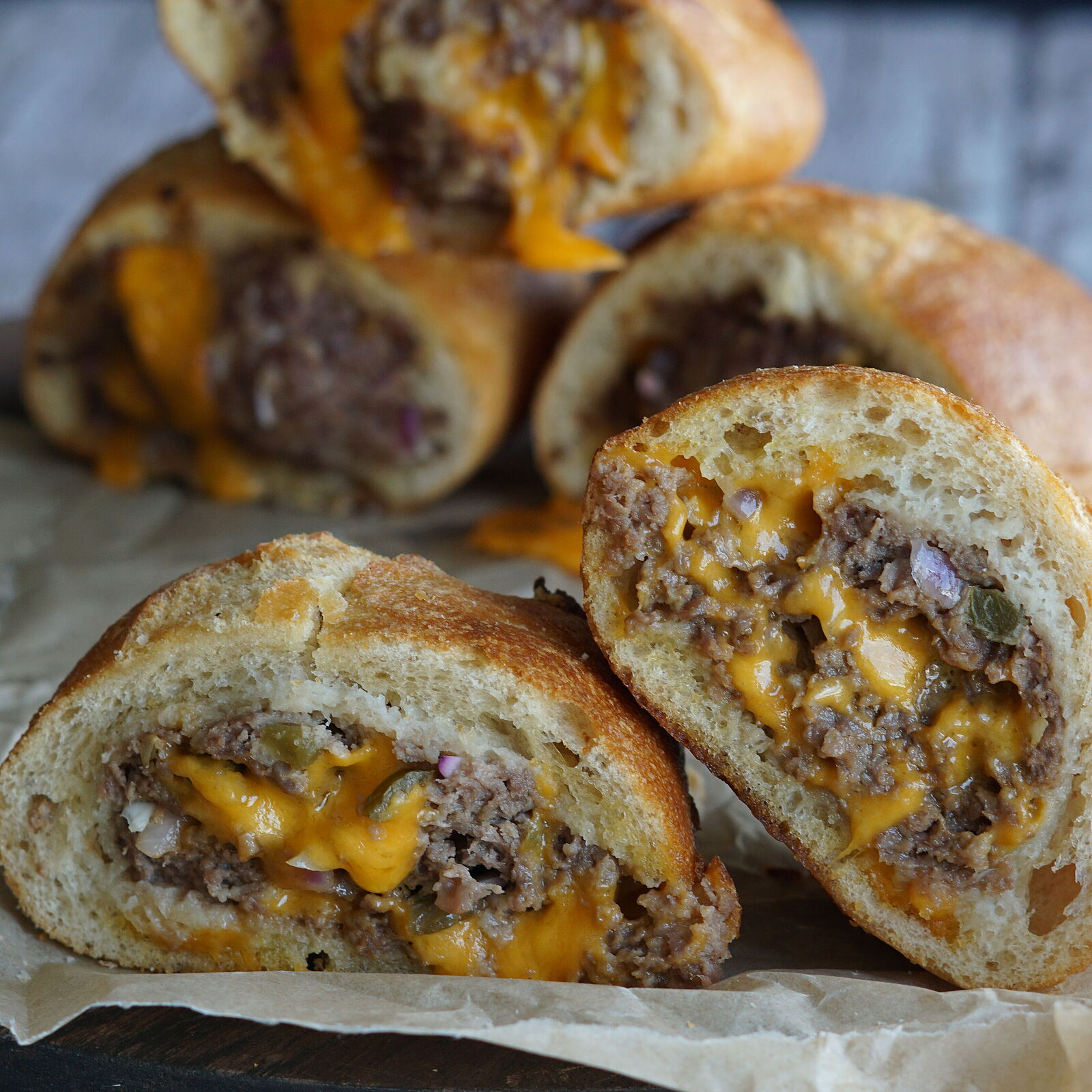 Chili Cheese Brötchen