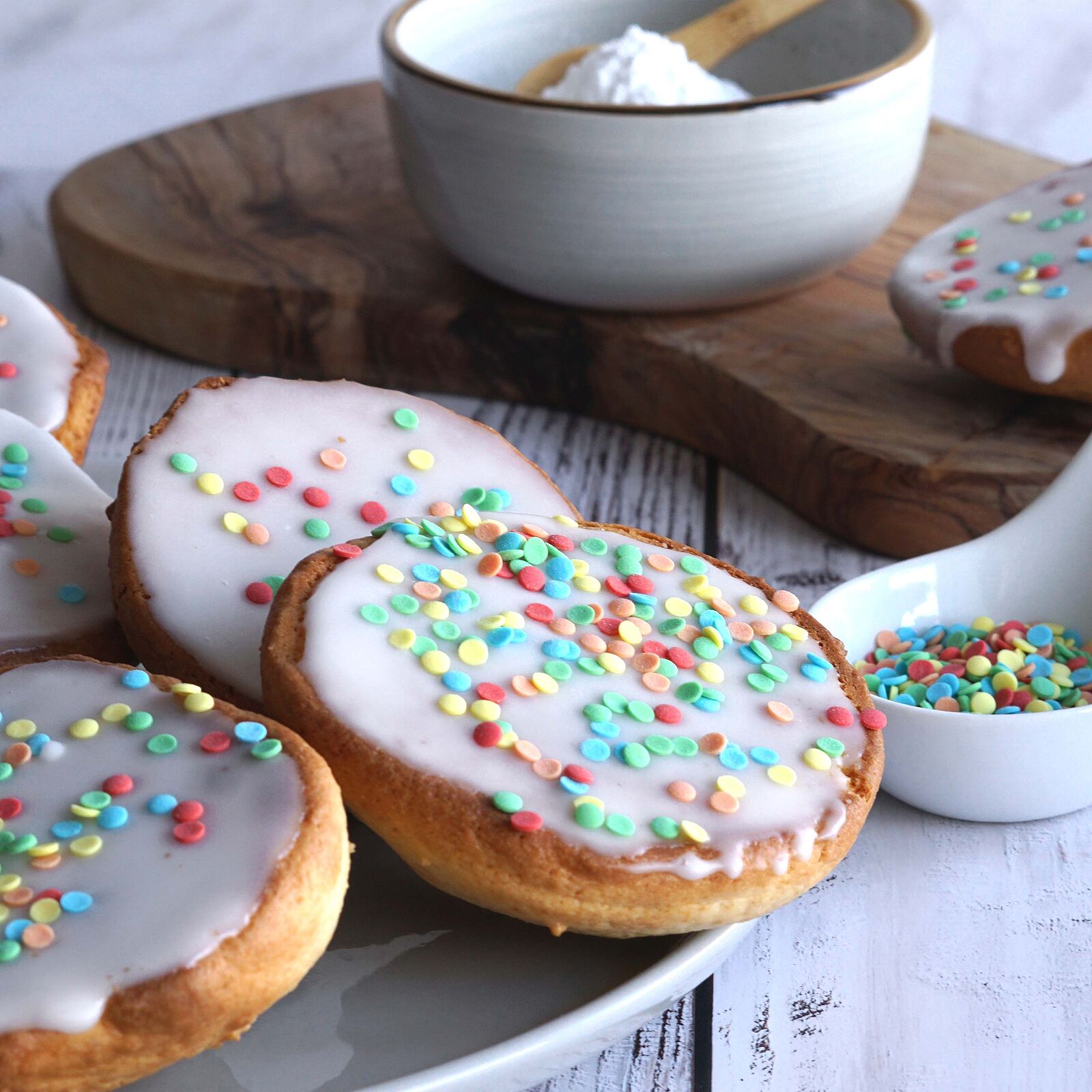Amerikaner mit Zuckerguss