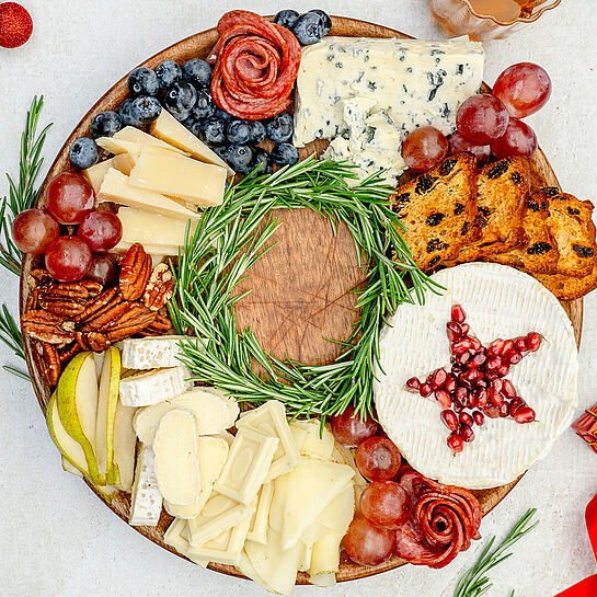 Charcuterie Weihnachtskranz