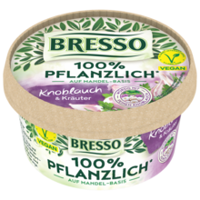 BRESSO 100% PFLANZLICH Knoblauch &amp; Kräuter