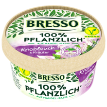 BRESSO 100% PFLANZLICH Knoblauch &amp; Kräuter