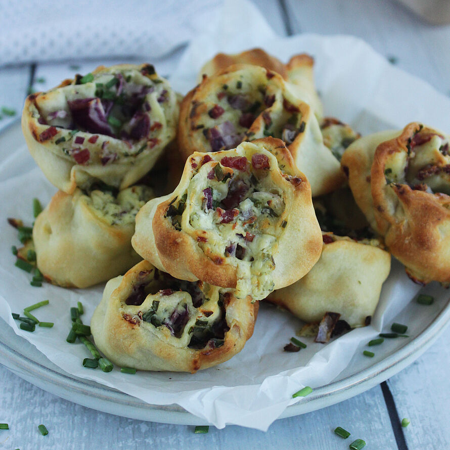 Flammkuchen-Schnecken