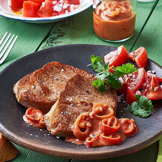 Scharfe Sauce für feurige Steaks verfeinert mit Brunch Teufel!