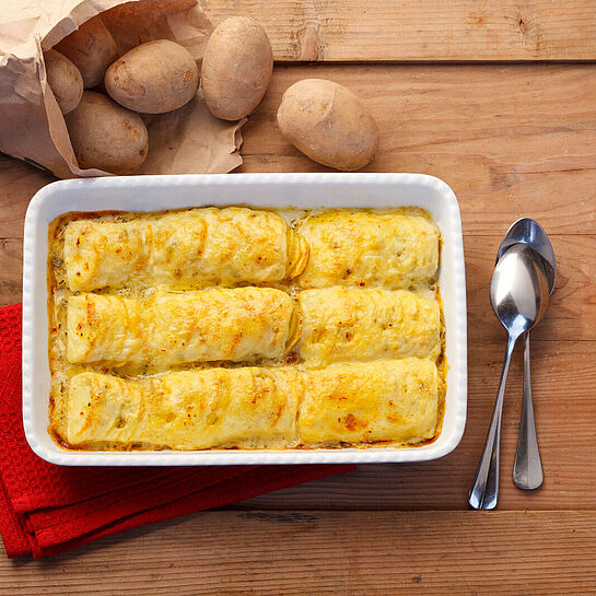 Kartoffelgratin Rezept - einfach, schnell und köstlich