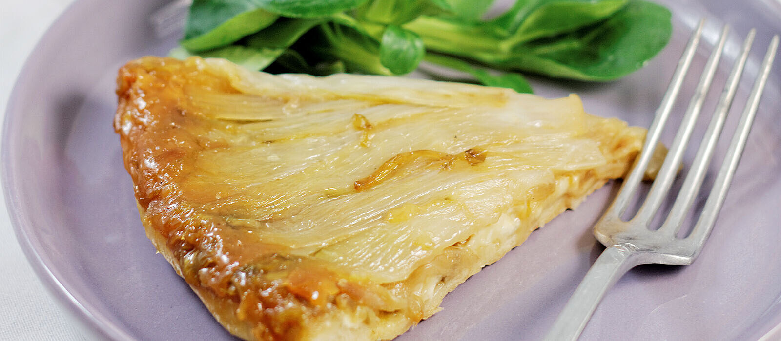 Gestürzte Chicoree-Tarte "à la Ferme"