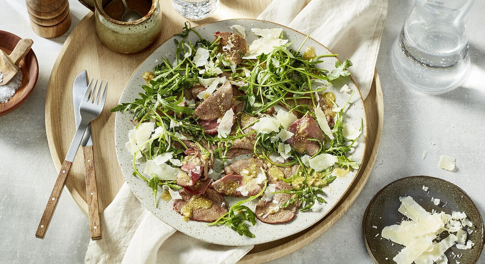 Geflämmtes Rinder-Carpaccio
