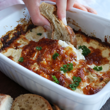 Gebackener Artischocken Dip mit Käse