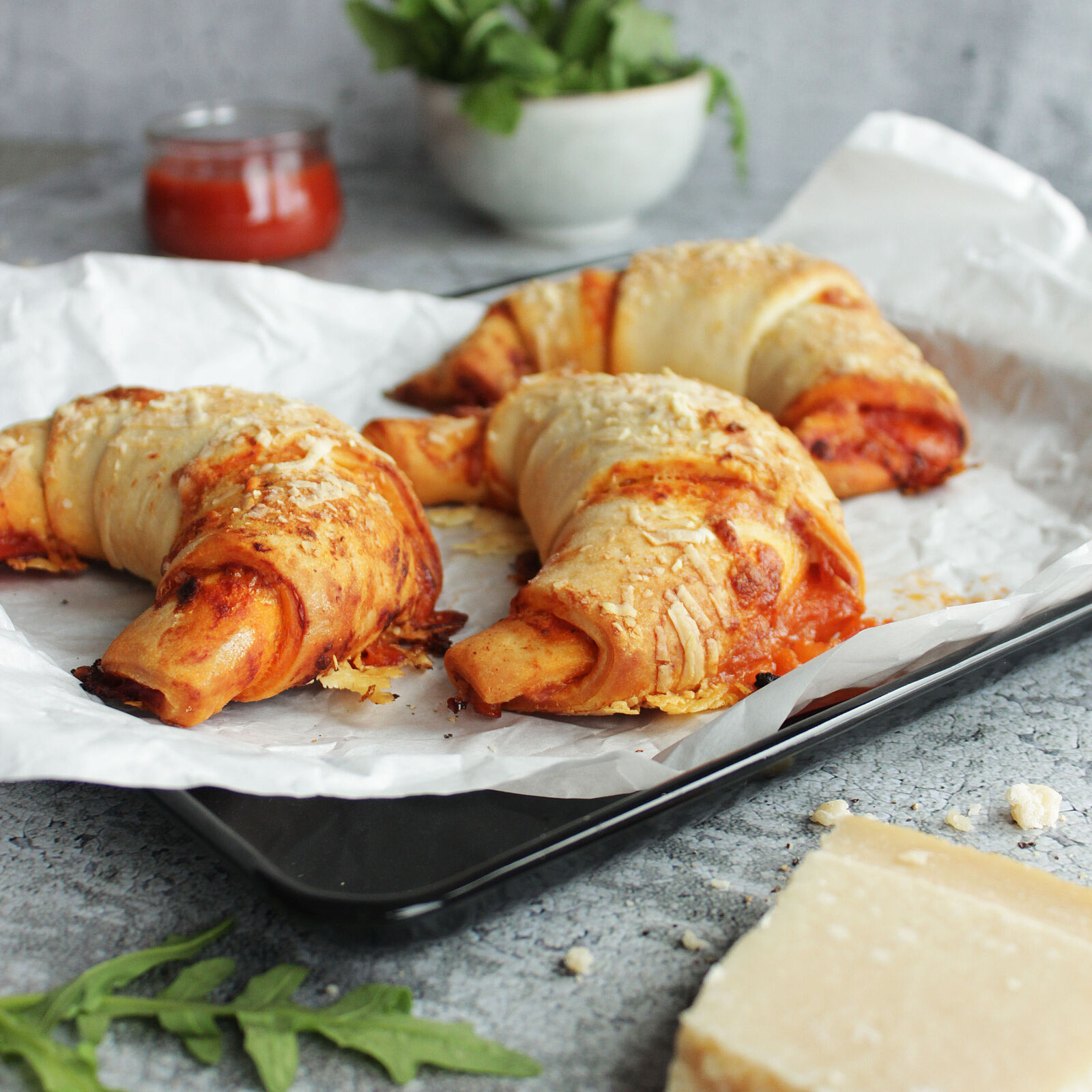 Pizza-Croissants