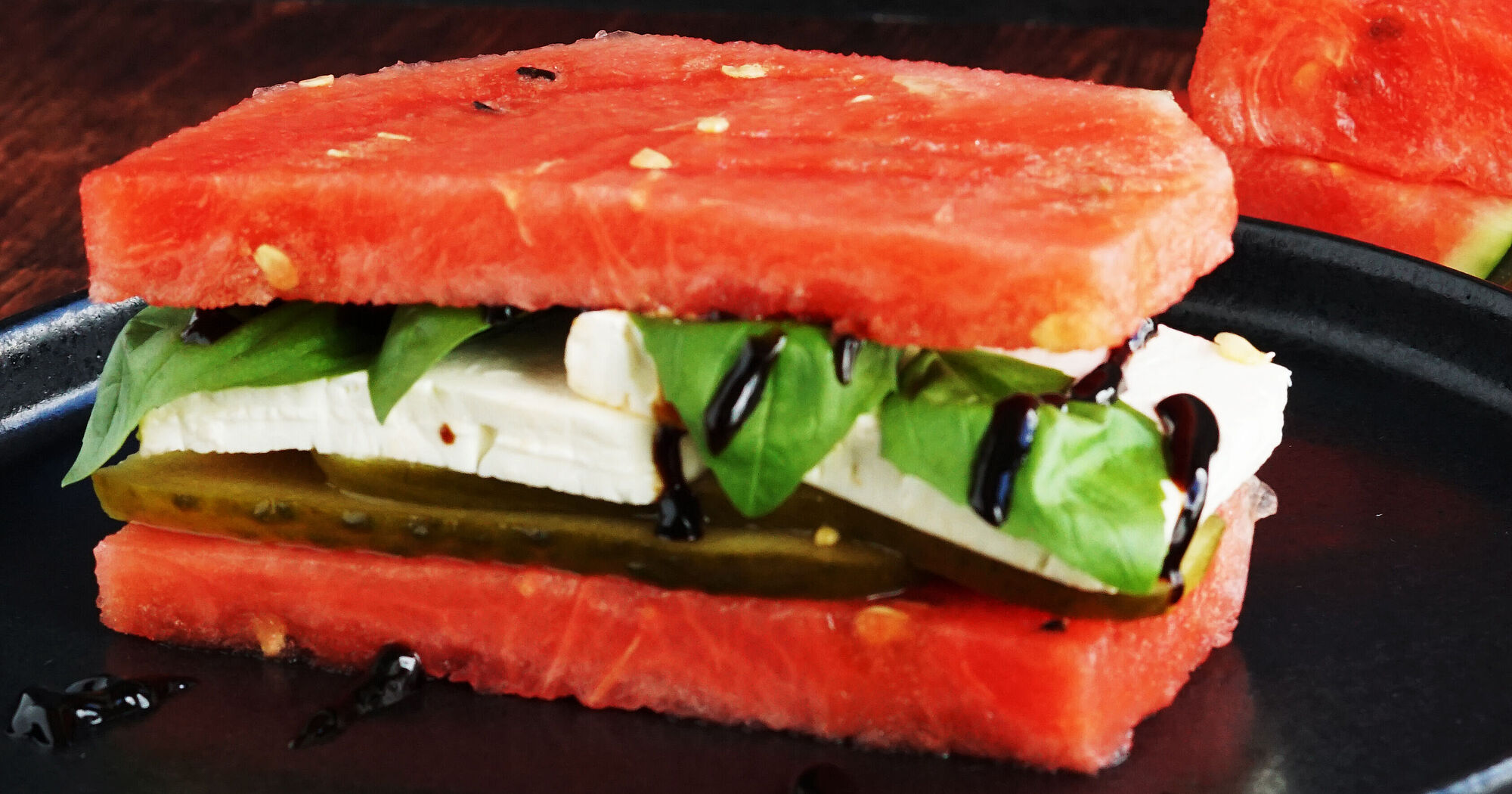 Feta-Melonen-Sandwich Feta-Melonen-Sandwich