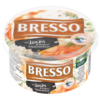 Bresso Produkt packshot Frischkäse Becher Lachs Kren Meerrettich