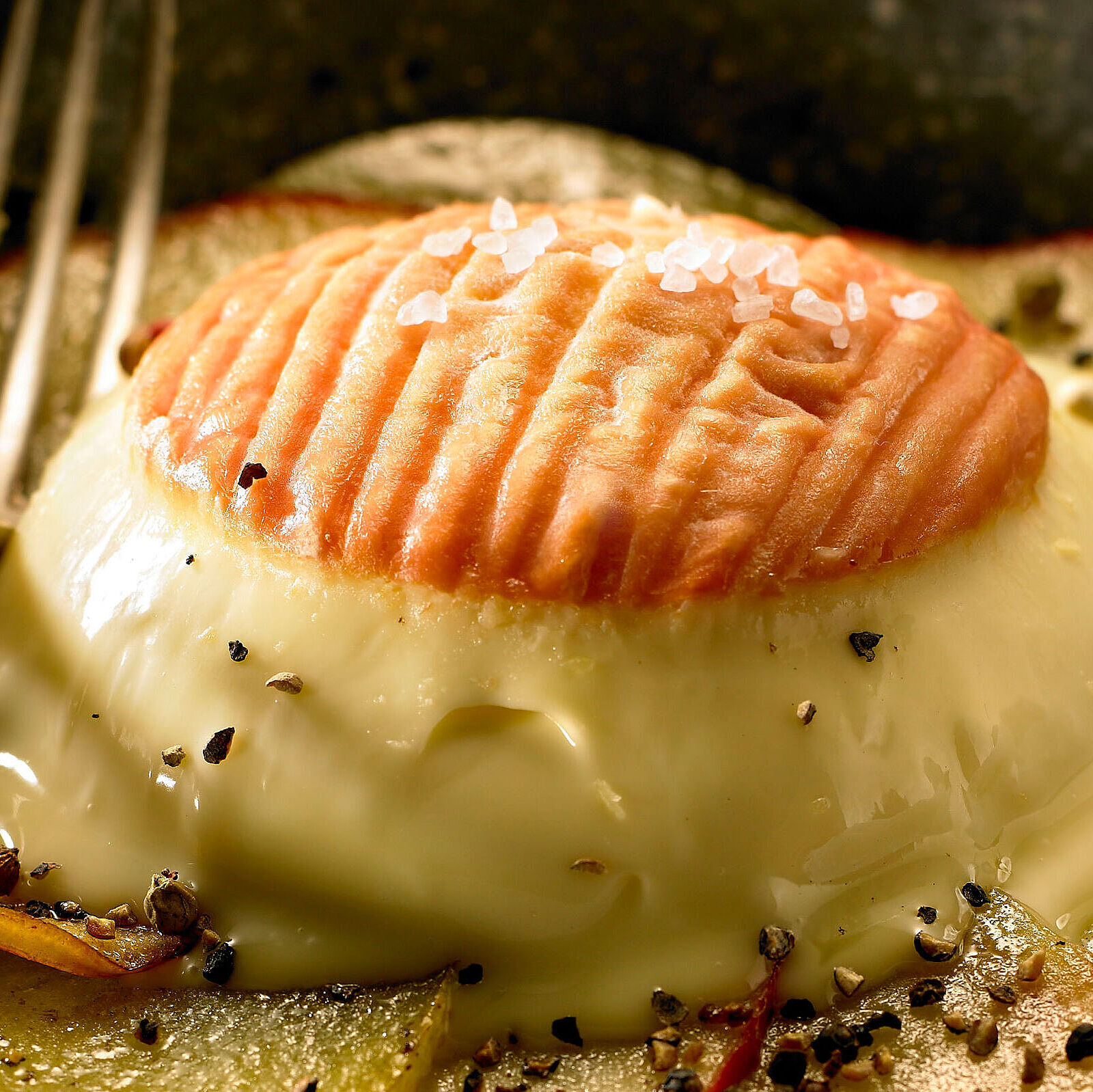 Apfel-Kartoffel Galette mit Berthaut Epoisses