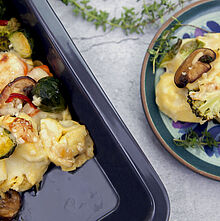 Rezept für Tortellini Auflauf mit Gemüse und Käse