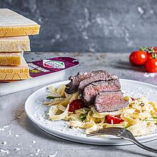 Tagliatelle mit Rinderstreifen