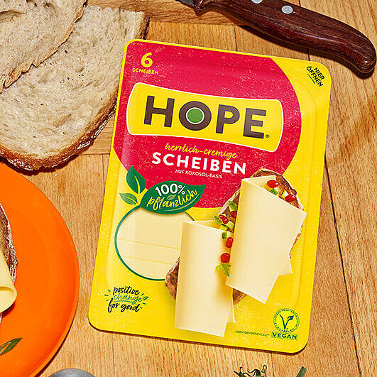 HOPE vegane Käsescheiben