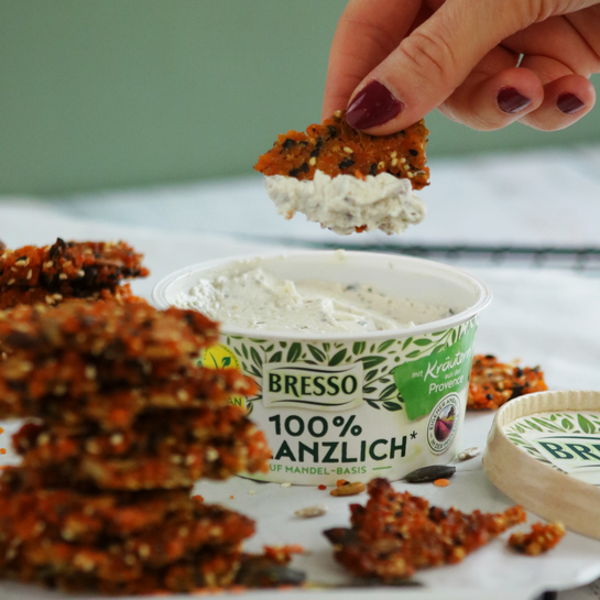 Linsencracker mit Bresso Pflanzlich