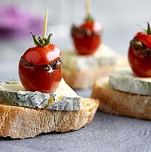 Rezept Tapas mit Rochebaron Weichkäse 