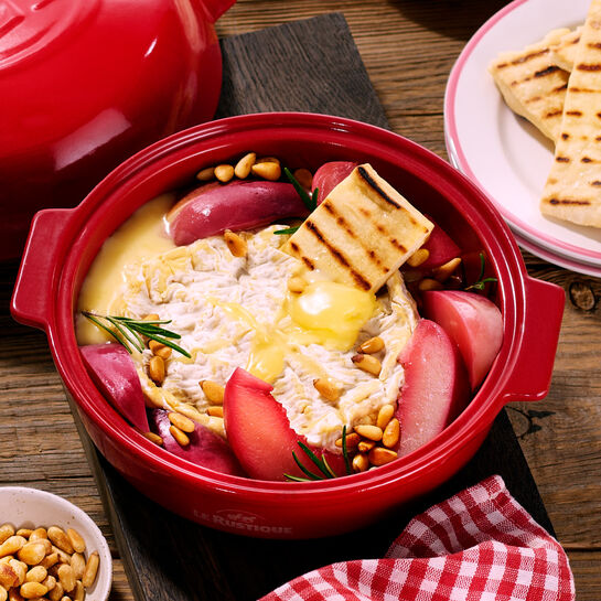 Gegrillter Camembert mit Nektarinen