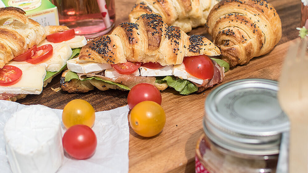 Croissant, knusprig, &quot;Das Knusperstübchen&quot;, Picknick