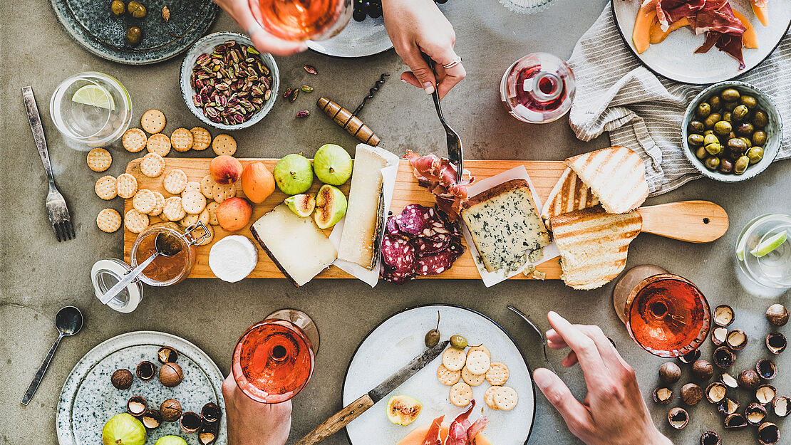 Obst und Gemüse für Foodboards