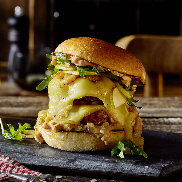 Raclette-Burger