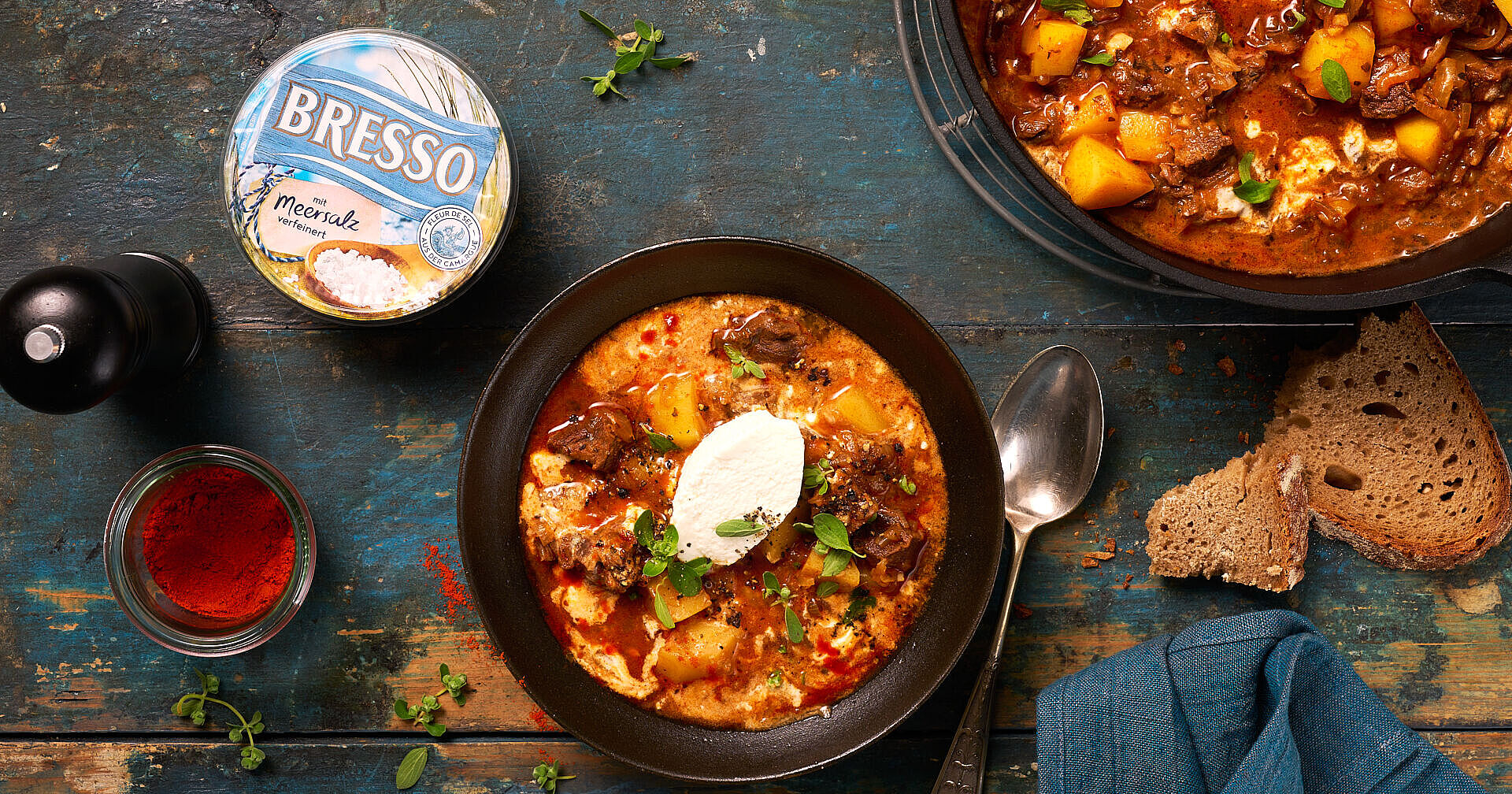 Klassische Gulaschsuppe selber machen