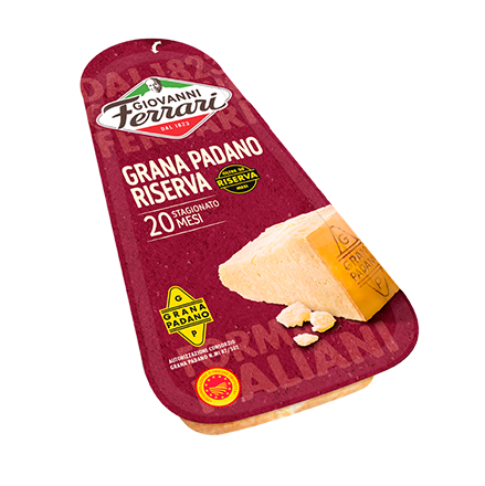 Giovanni Ferrari packshot Grana Padano Riserva Stück