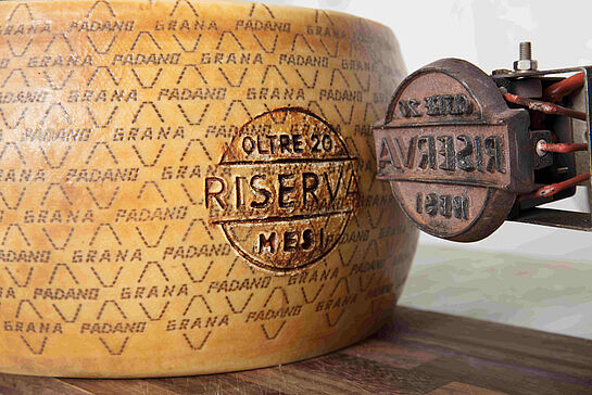 Grana Padano Siegelprägung