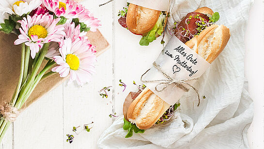 Herzhafte Baguettes für den Muttertags-Brunch 