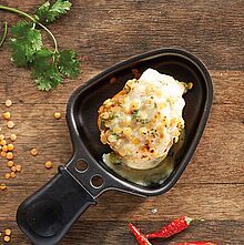 Raclette mit Süßkartoffeltaler